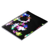 Vrede in bloemen Art Print Notitieboek (Linkerzijde)