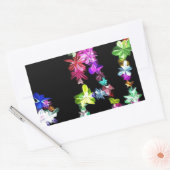 "VREDE" in bloemen Art Print Rechthoekige Sticker (Envelop)