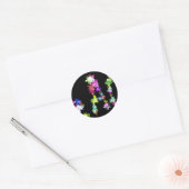 "VREDE" in bloemen Art Print Ronde Sticker (Envelop)