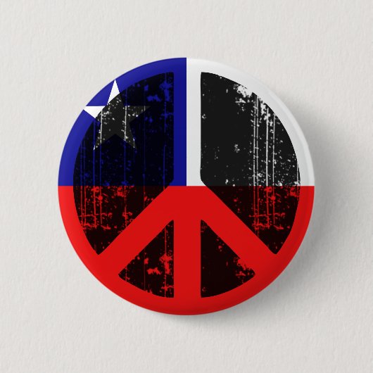 vrede in Chili Ronde Button 5,7 Cm (Voorkant)