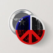 vrede in Chili Ronde Button 5,7 Cm (Voorkant /achterkant)