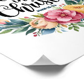 Vrede in Christus Boho Christelijke Kinderkamer Mu Poster (Hoek)