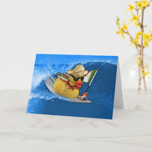 Vrede in Cinco DE Mayo Kaart (Gele Bloem)