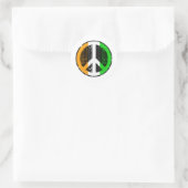 Vrede in Cote Divoire Ronde Sticker (Tas)