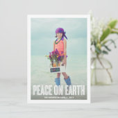 VREDE IN DE AARDE | HOLIDAIRE FOTOKAART FEESTDAGENKAART (Staand voorkant)