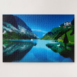 Vrede in de bergen legpuzzel