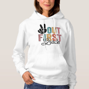 Vrede in de eerste klas op de laatste dag van het hoodie