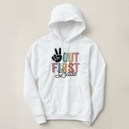 Vrede in de eerste klas op de laatste dag van het hoodie (Design voorkant)