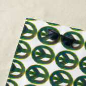 Vrede in de keukenhanddoek van de Groenen Strandlaken (In situ)