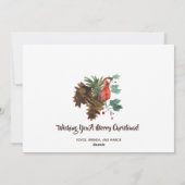 Vrede in de Natuur kerstfeestdag 3-fotokaart Feestdagenkaart (Achterkant)