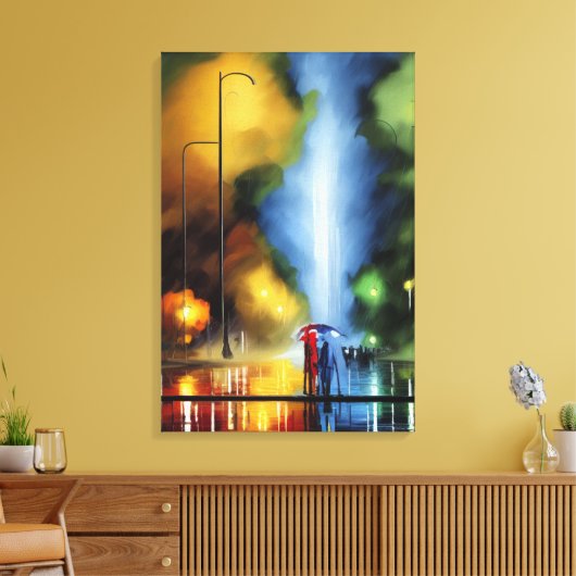 Vrede in de Storm Canvas Afdruk (Insitu (Woonkamer))