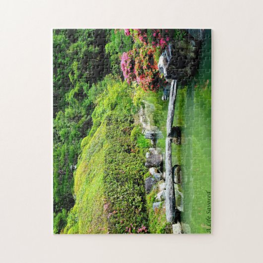 Vrede in de tuin legpuzzel (Verticaal)