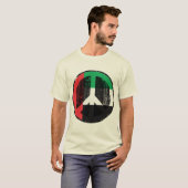 vrede in de verenigde staten t-shirt (Voorkant volledig)