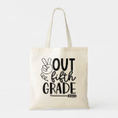 Vrede in de vijfde klas afgelopen schooldag tote bag (Achterkant)