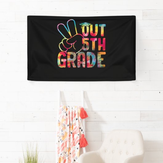 Vrede in de vijfde klas Afstuderen vorige schoolda Spandoek (Insitu)