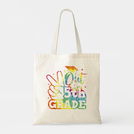 Vrede in de vijfde klas Afstuderen vorige schoolda Tote Bag (Achterkant)