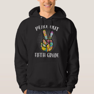 Vrede in de vijfde klas op de vijfde schooldag van hoodie