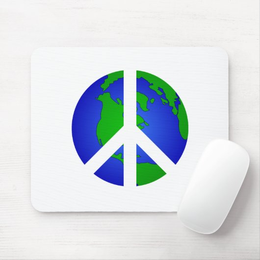 Vrede in de wereld muismat (Met muis)