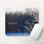 Vrede in de winter muismat (Met muis)