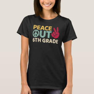 Vrede in de zesde klas Afstuderen op de laatste da T-shirt