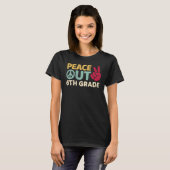 Vrede in de zesde klas Afstuderen op de laatste da T-shirt (Voorkant volledig)
