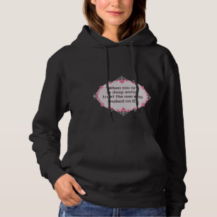 Vrede in diepe wateren hoodie
