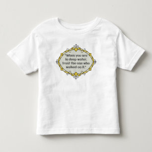 Vrede in diepe wateren kinder shirts