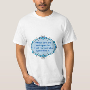 Vrede in diepe wateren t-shirt