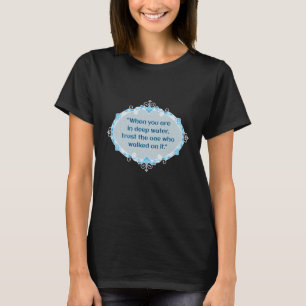 Vrede in diepe wateren t-shirt