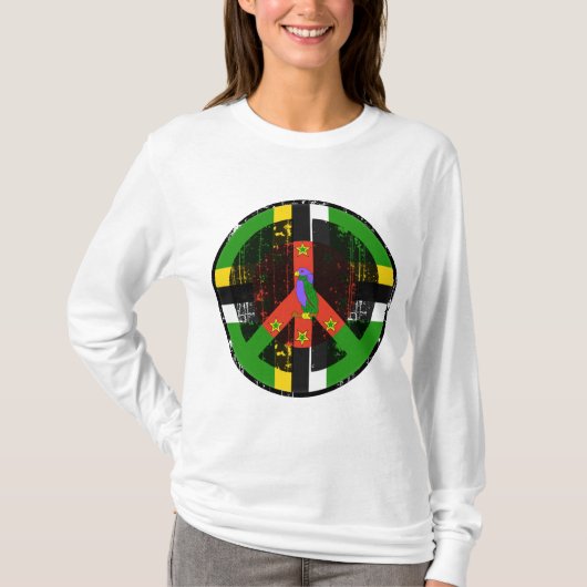 Vrede in Dominica T-shirt (Voorkant)