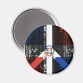 Vrede in Dominicaanse Republiek Magneet (Voorkant / Achterkant)