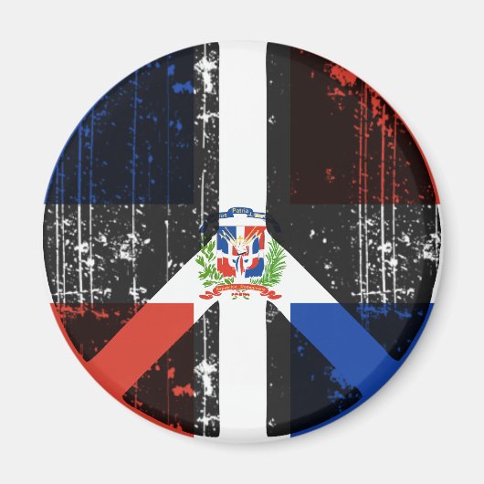 Vrede in Dominicaanse Republiek Magneet (Voorkant)
