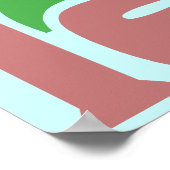 Vrede in drie talen poster (Hoek)