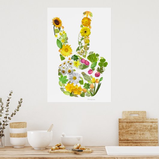 Vrede in Eath Print (Keuken)