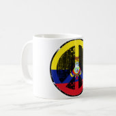 Vrede in Ecuador Koffiemok (Voorkant links)