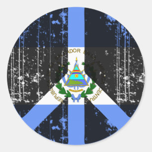 Vrede in El Salvador Ronde Sticker