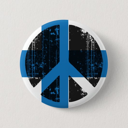 vrede in Finland Ronde Button 5,7 Cm (Voorkant)