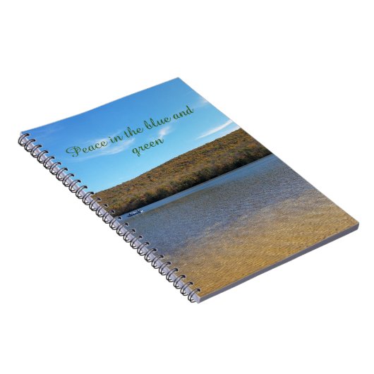 Vrede in het Blauw en Groen Tijdschrift Notitieboek (Rechterzijde)