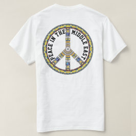 VREDE IN HET MIDDEN-OOSTEN - GEOMETRISCHE VLINDER T-SHIRT