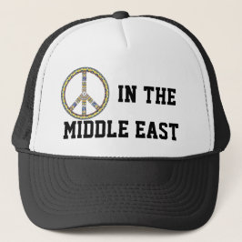 VREDE IN HET MIDDEN-OOSTEN - GEOMETRISCHE VLINDER TRUCKER PET