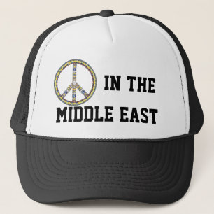 VREDE IN HET MIDDEN-OOSTEN - GEOMETRISCHE VLINDER TRUCKER PET