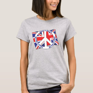 Vrede in het UK T-shirt