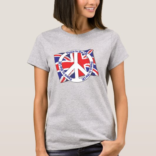 Vrede in het UK T-shirt (Voorkant)
