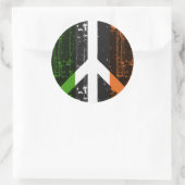 vrede in Ierland Ronde Sticker (Tas)