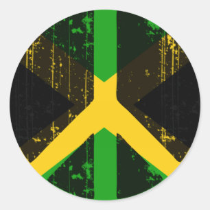 Vrede in Jamaica Ronde Sticker
