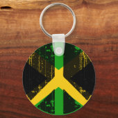 Vrede in Jamaica Sleutelhanger (Voorkant)