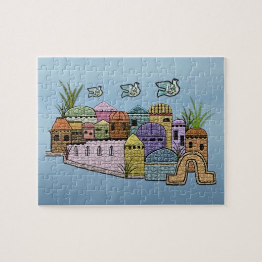 Vrede in Jeruzalem Legpuzzel (Horizontaal)