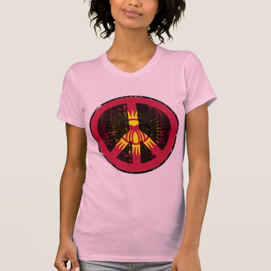 Vrede in Kirgizië T-shirt (Voorkant)