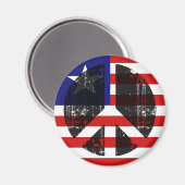 vrede in Liberia Magneet (Voorkant / Achterkant)