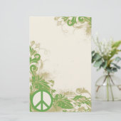 Vrede in Natuur Briefpapier (Staand voorkant)
